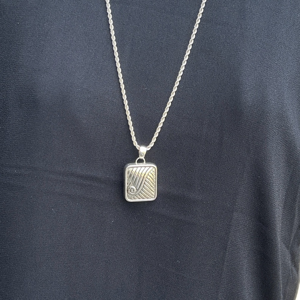 Silver Pendant Necklace - Picture 2 of 6